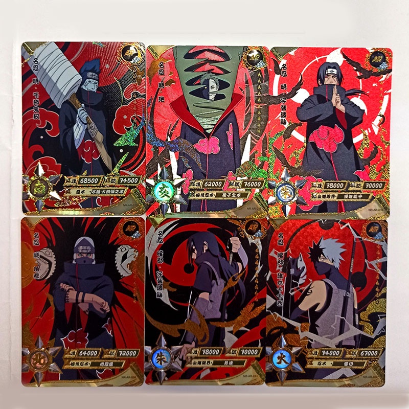 Naruto Cards Full Set AR Akatsuki 24pc No.001-024 Uchiha Itachi Sasuke ...