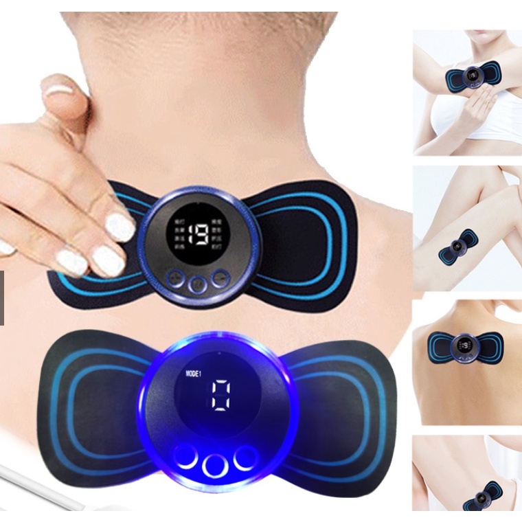 Body Massager Portable Mini Electric Meridian Neck Back Cervical ...