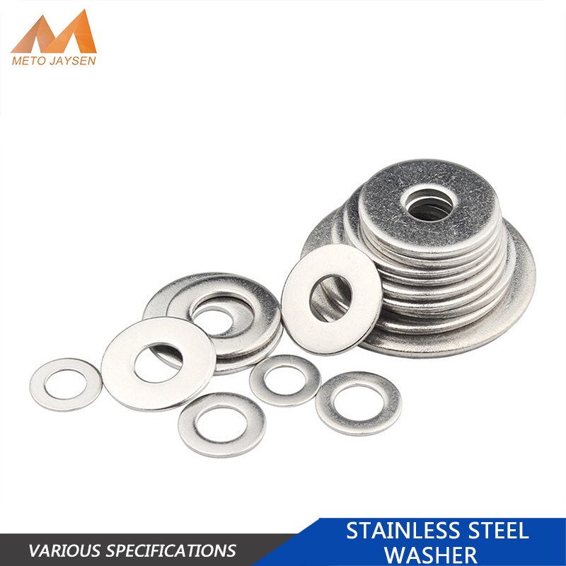 50pcs/lot M6 M7 M8 Stainless Steel Flat Ring Ultrathin Gasket Ultra Thin Shim Thickness 0.1mm 0.2mm 0.3mm 0.5mm 1mm (Color : Thickness 0.1mm, Size : 8x13