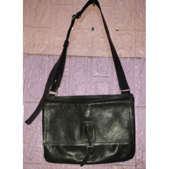 sling bag leather legit japan Shopee Philippines