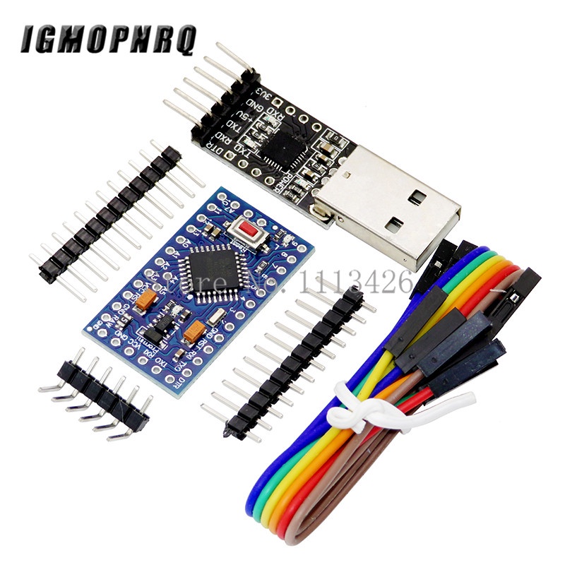 1PCS 6pin CP2102 USB 2.0 to TTL UART Module + 1PCS Pro Mini Module ...