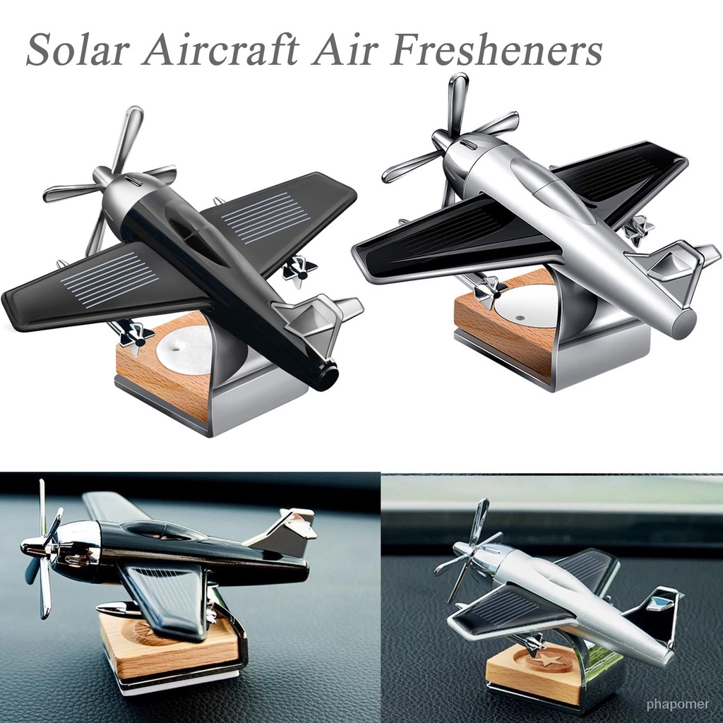 Solar Cessna Aircraft With Fragrance Car Air Fresheners Ornaments Solar
