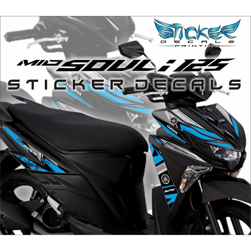 Mio Soul I 125 Sticker Decals Shopee Philippines