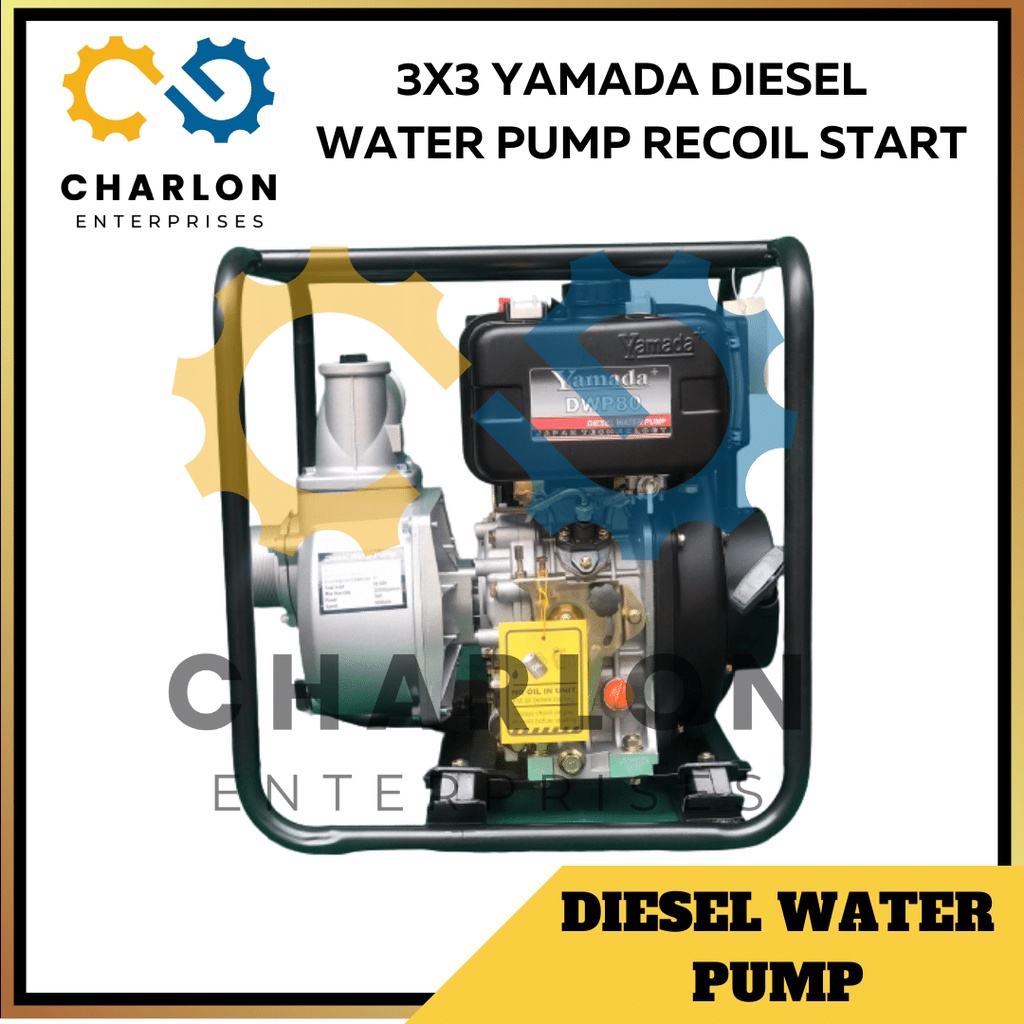 3X3 YAMADA DIESEL WATER PUMP RECOIL START Shopee Philippines