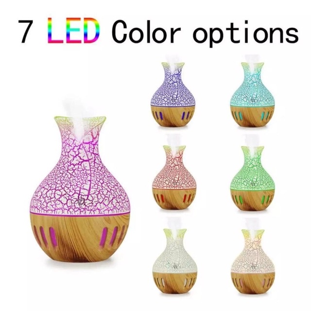7 Color 130ML LED Portable Air Humidifier Ultrasonic Oil Humidifier ...