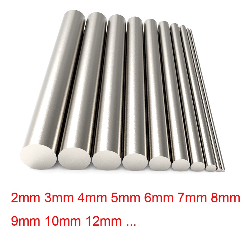 304 Stainless Steel Rod 2mm 2.5mm 3mm 4mm 5mm 6mm 7mm 8mm 8.5mm 9mm ...