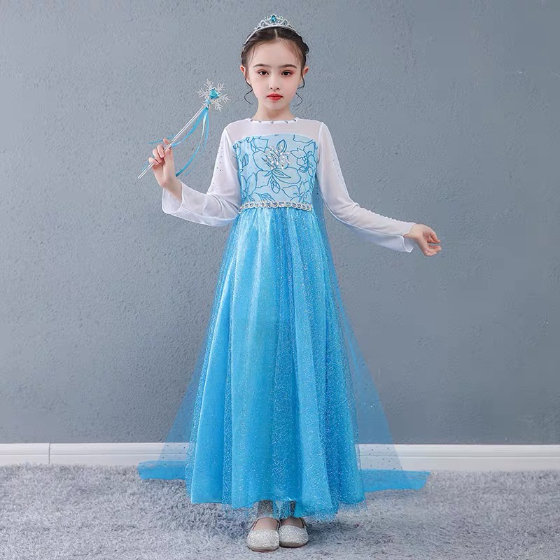 Children's elsa outlet dress