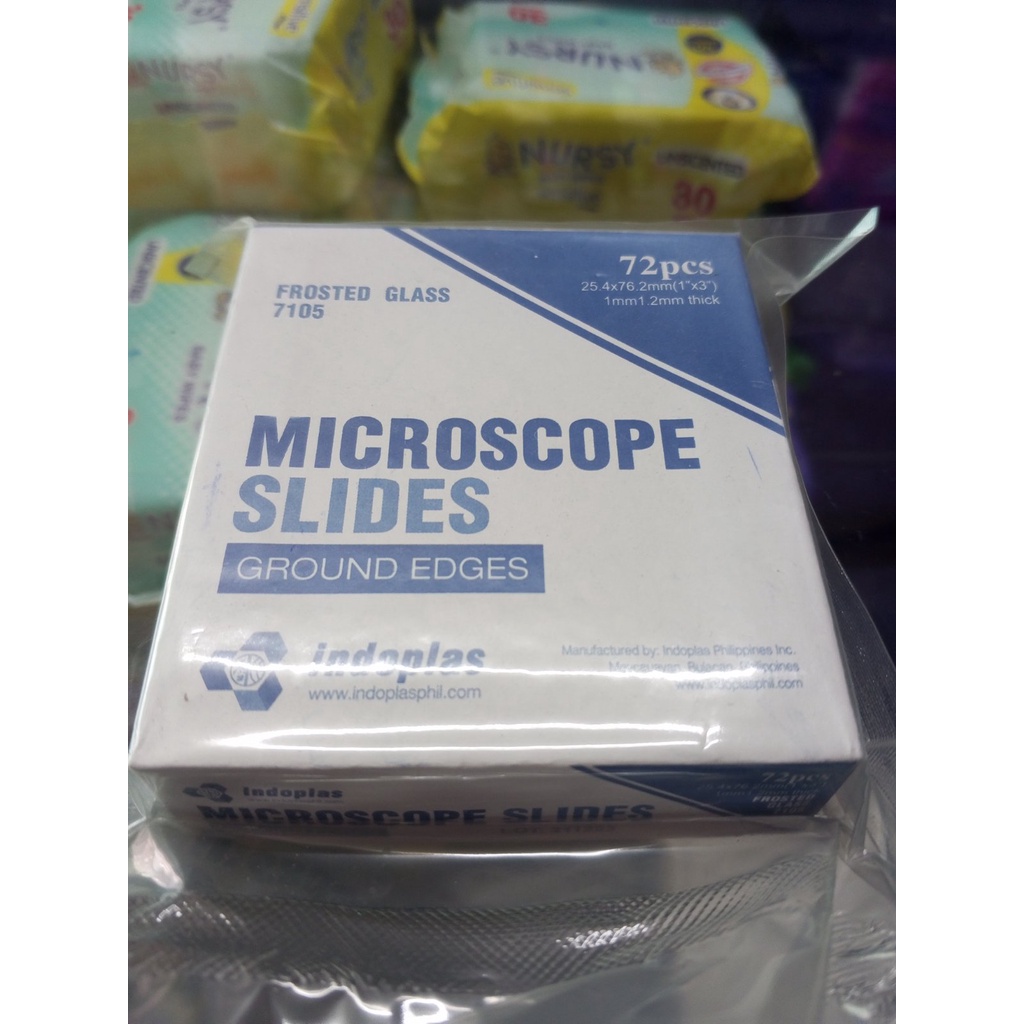 Indoplas Microscopes Slides (frosted) Shopee Philippines