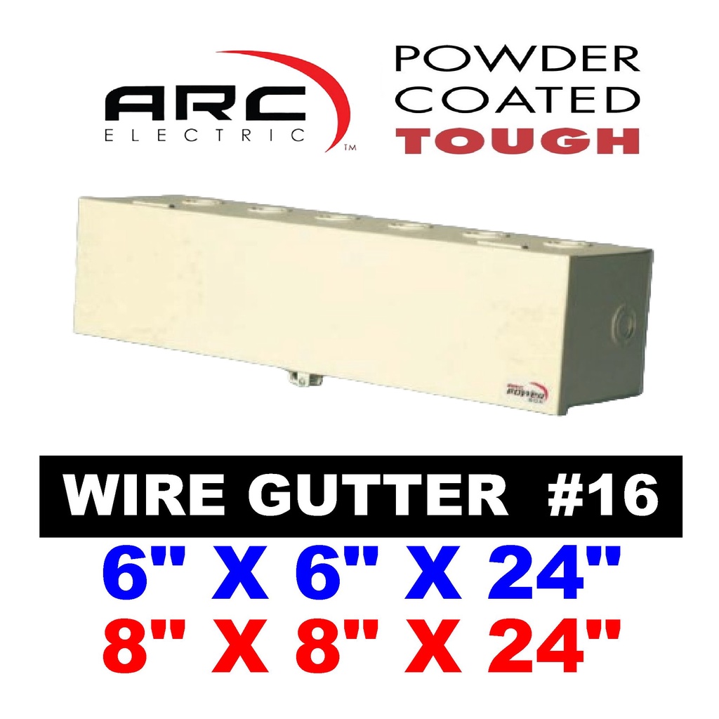 ARC WIRE GUTTER BOX / PULL BOX 6X6X24 or 8X8X24 HEAVY DUTY Shopee