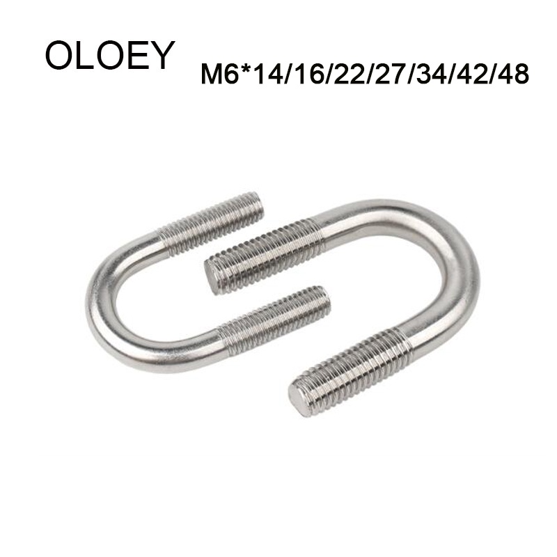 U type Screw U Shaped Tube Bolt Clamp Horse Pipe Hoop Metric Thread