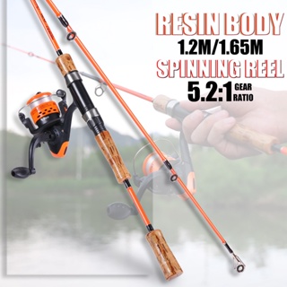 Fishing Rod Set Portable Cork Handle M Power Fishing Rod Fishing Reel with  Line Fishing Rod Combo