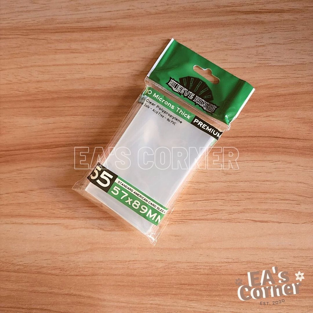 EA's Corner] [Pack] PREMIUM Thick Sleeve Kings Card Sleeves 57x89mm |  Shopee Philippines