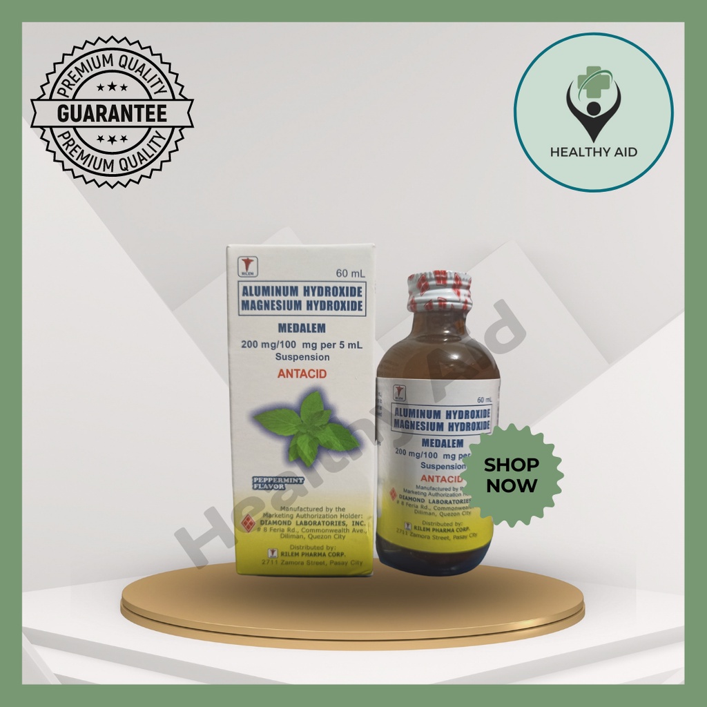 MEDALEM SYRUP 60ML (ALUMINUM MAGNESIUM/ANTACID) BRAND IS DEPENDING ON
