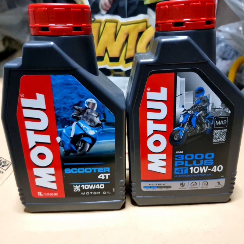 ☑️MOTUL 3000 PLUS 10w40 1 LITER (FOR SCOOTERS AND MANUAL TRANSMISSION