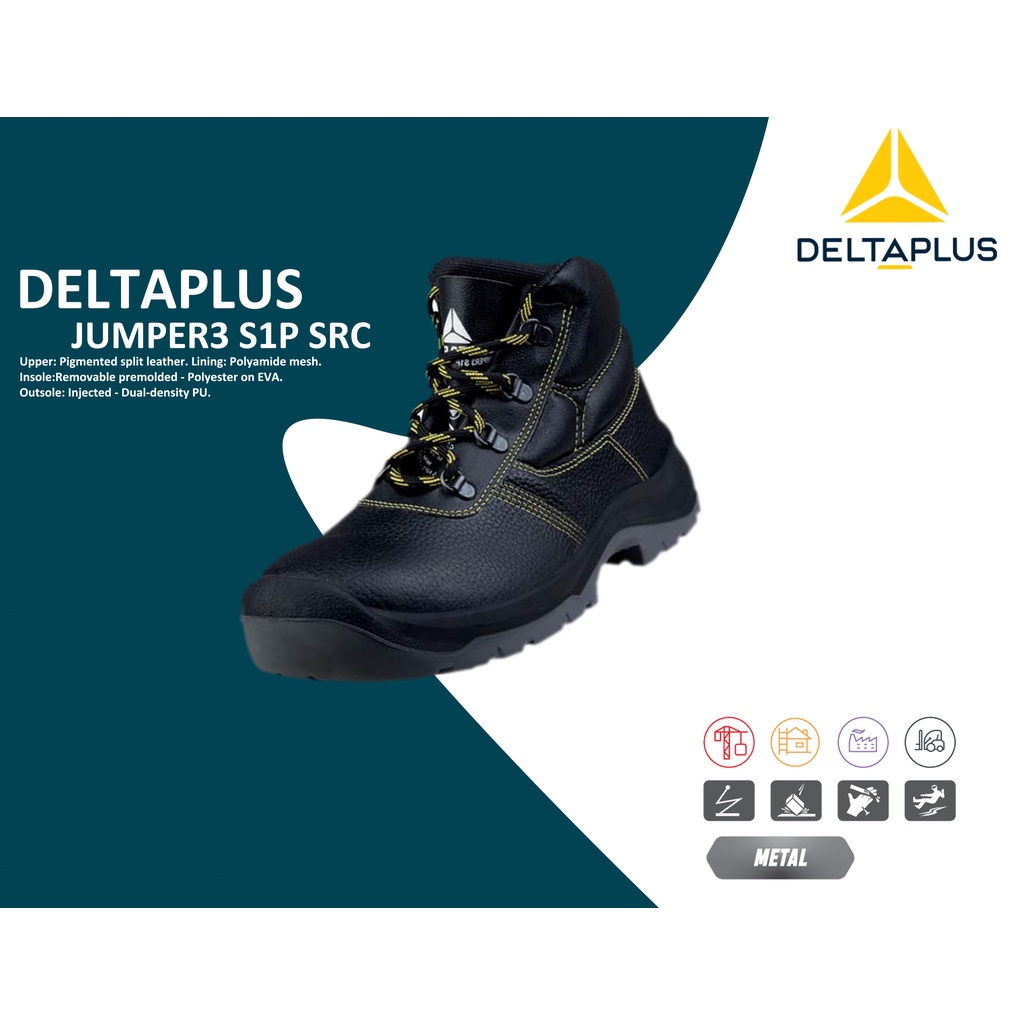 DeltaPlus Jumper 3 s1p src Safety Shoes Shopee Philippines