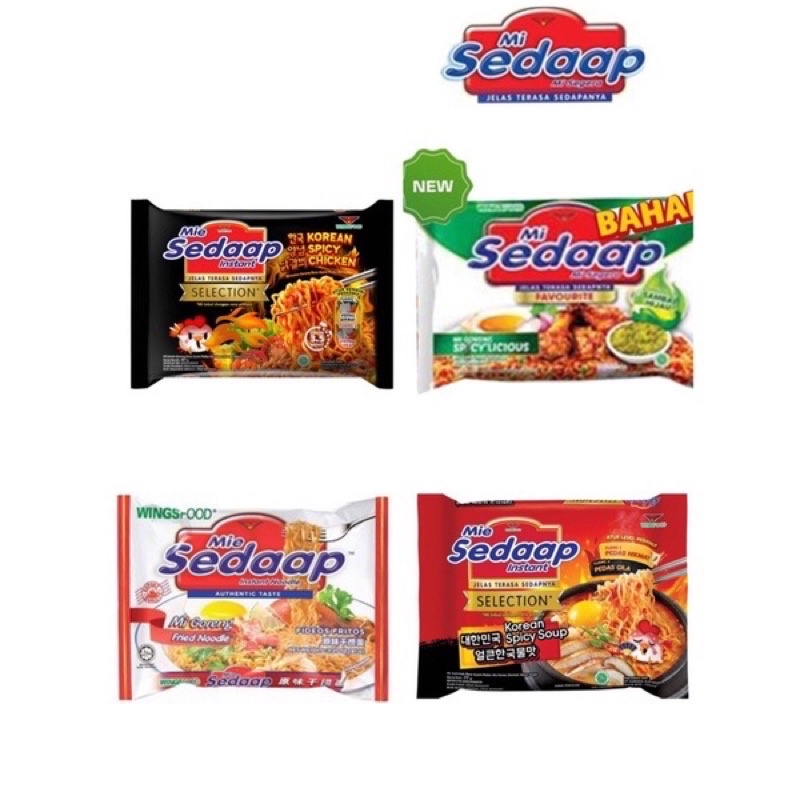 Dried Mama Malay Sedaap Lifted Pack Contains 5 Sachets. Shopee