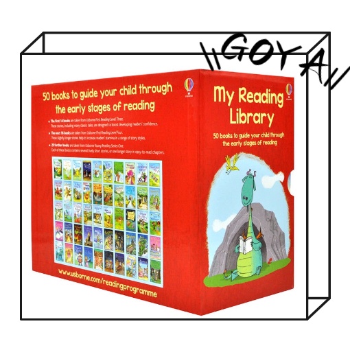Usborne My Second Reading Library Books set of 50 kids reading learning ...