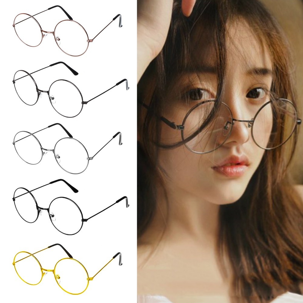 B.two Harry Potter Glasses Korean Style Transparent Anti-Blue Eyeglass ...