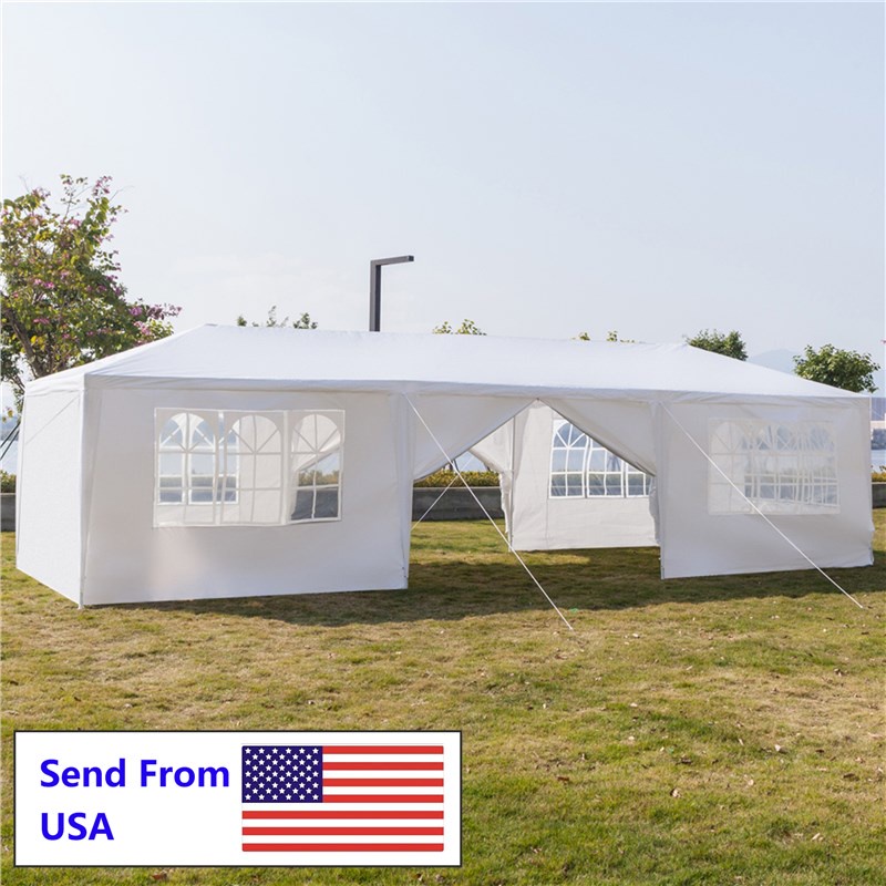 10‘x30’ Party Tents For Events Gazebos Outdoor Hut Awning Wedding
