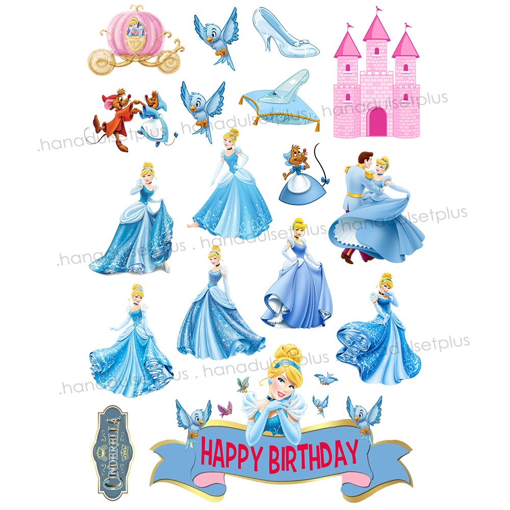 cinderella-topper-cake-topper-cinderella-cup-cake-toppers-set-hdsplus-shopee-philippines