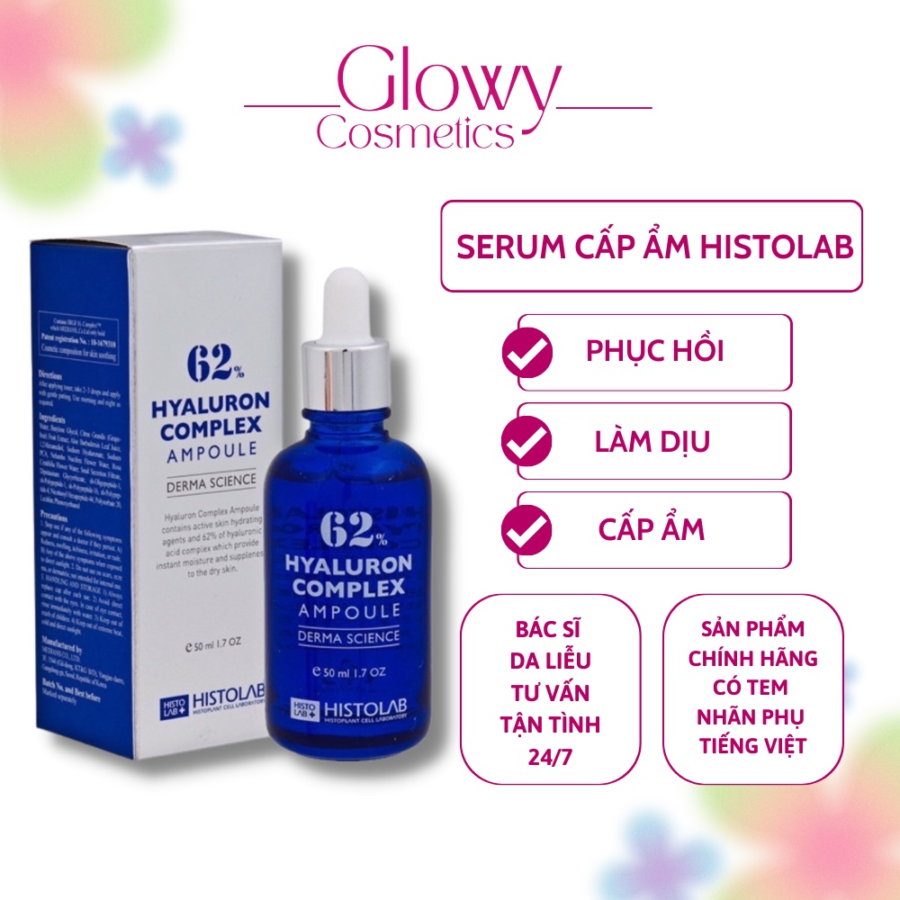 Histolab 62 Hyaluron Complex Ampoule Derma Science Serum 50ml Glowy