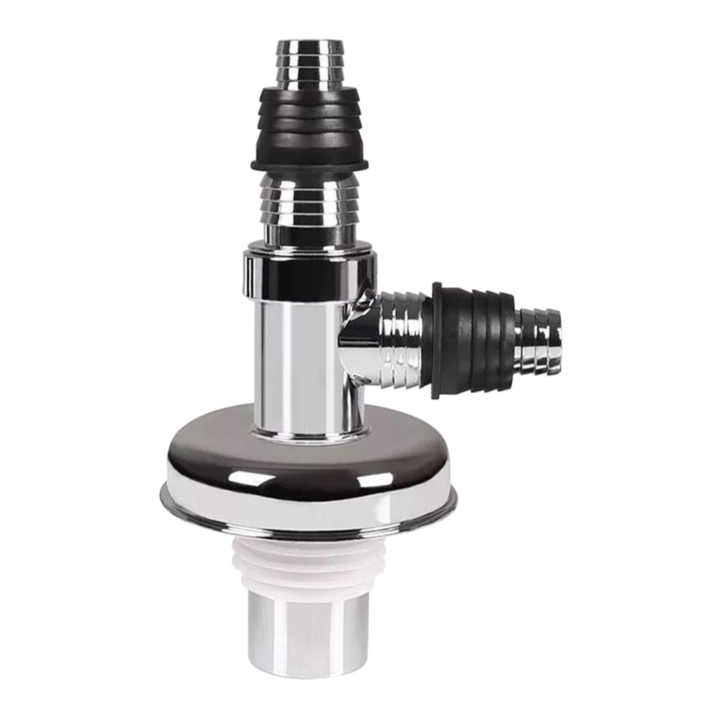 Home Sink Fittings Water Drain Hose Splitter Washing Machine Connector