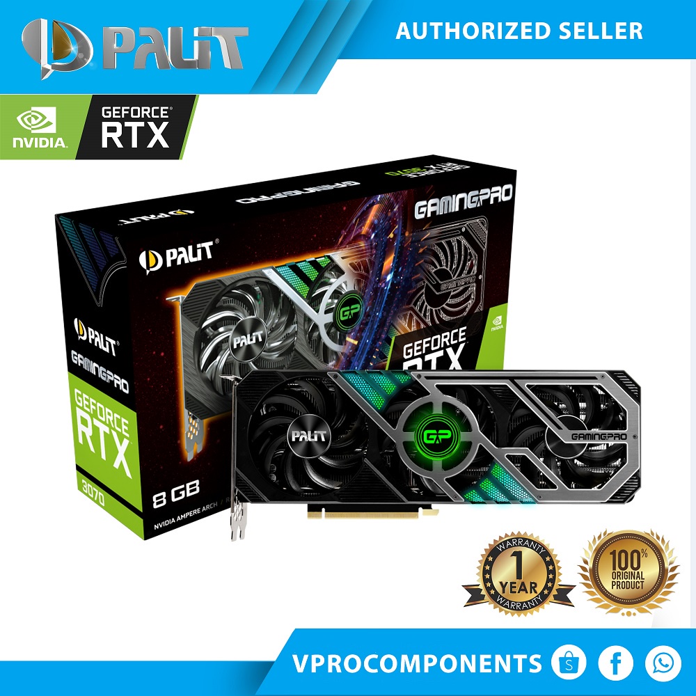 Palit GeForce RTX™ 3070 GamingPro 8GB GDDR6 Video Graphics Card | Shopee  Philippines