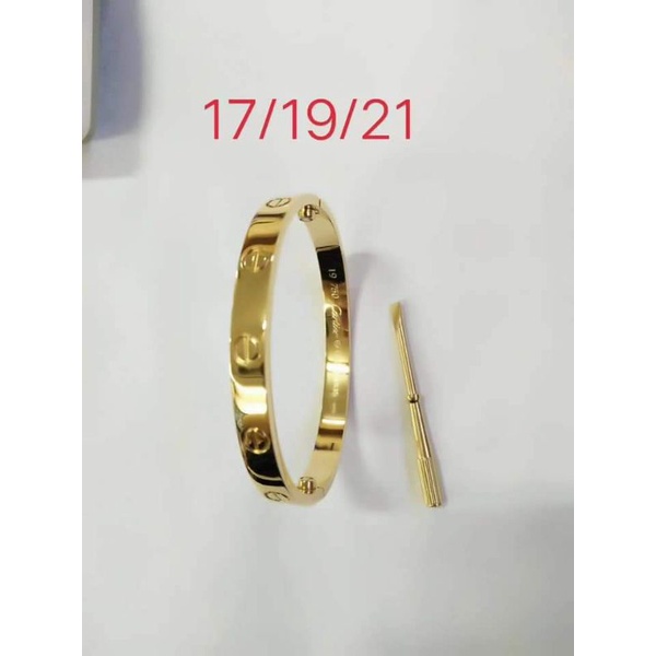 10k Saudi bangle no stone w/screw type-1,250 | Shopee Philippines