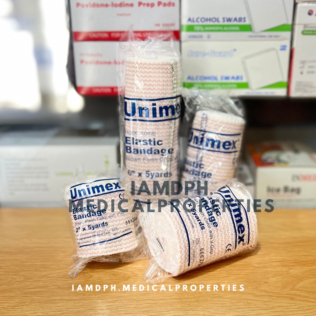 Elastic Bandage Velcro (1 ROLL) 2x5, 3x5, 4x5, 6x5 (Unimex