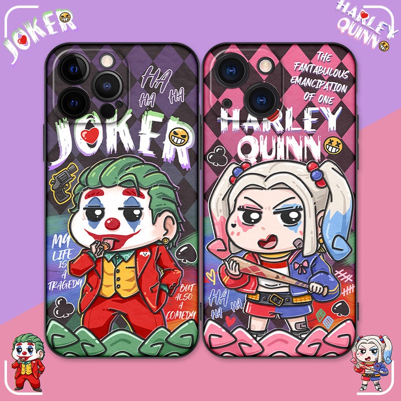 Joker And Harley Quinn Printed Pattern Protective Cases For