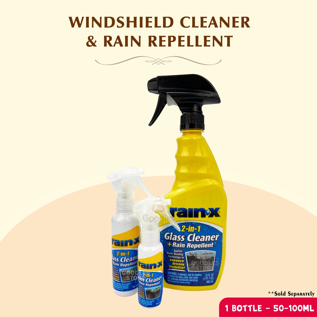 RainX 2in1 Glass Cleaner Rain Repellent Trigger Acid Rain Water Repellent Windshield Cleaner