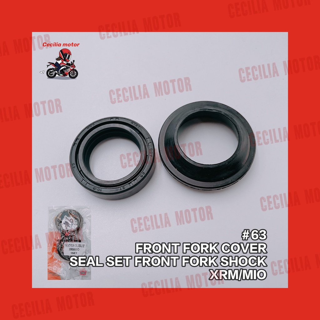 MOTORCYCLE FRONT SHOCK OIL SEAL SET WITH DUSAT SEAL XRM TMX MIO RAIDER