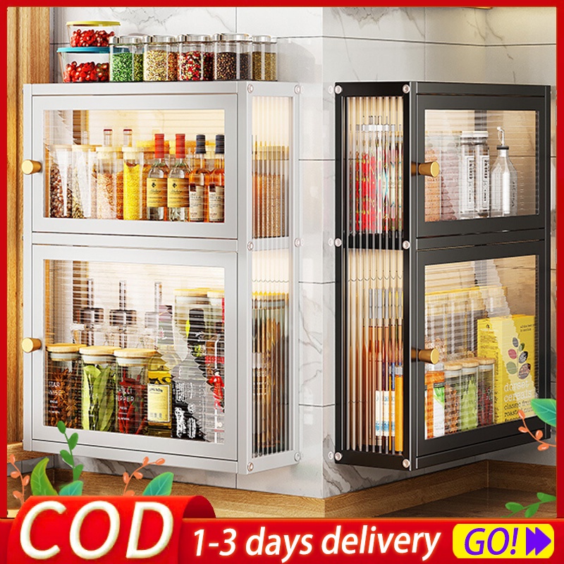 Kitchen storage cabinet Wall cupboard Cupboard organizer Wall-mounted ...