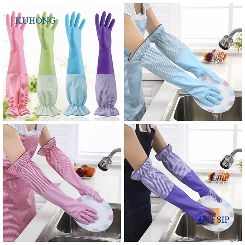 KUHONG Fashionable Housekeeping Gloves, Kitchen Cleaning And Durable ...