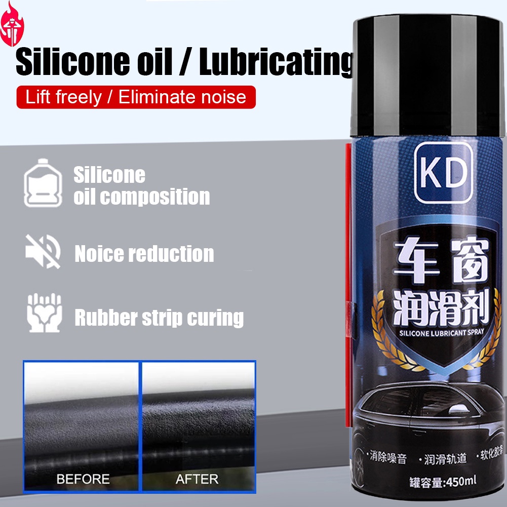 450ml Car Window Lubricant Car Door Noise Elimination Glass Lifting