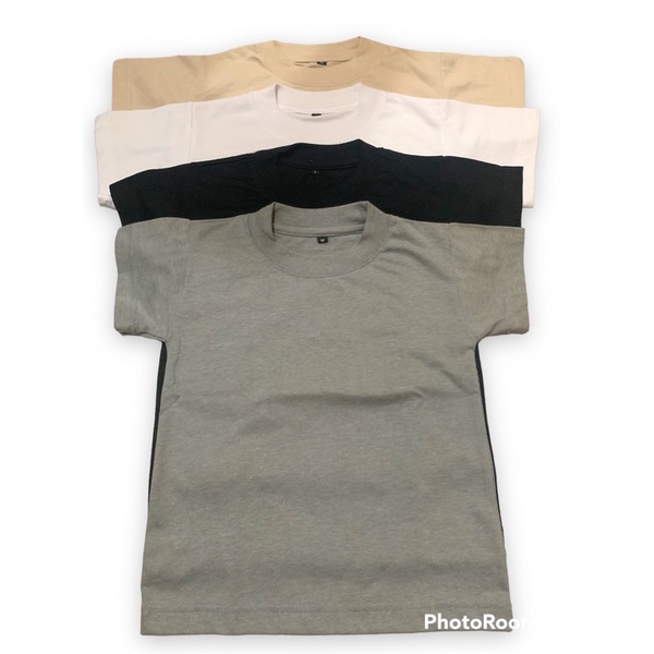 KIDS plain tshirt (2-8 yrs old) | Shopee Philippines