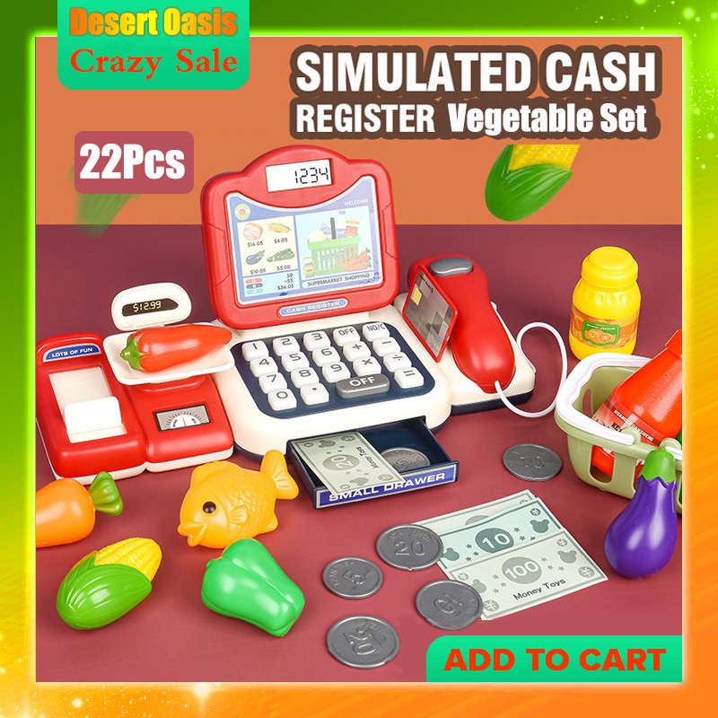 Supermarket cash register set toy Puzzle multi cash register Simulation