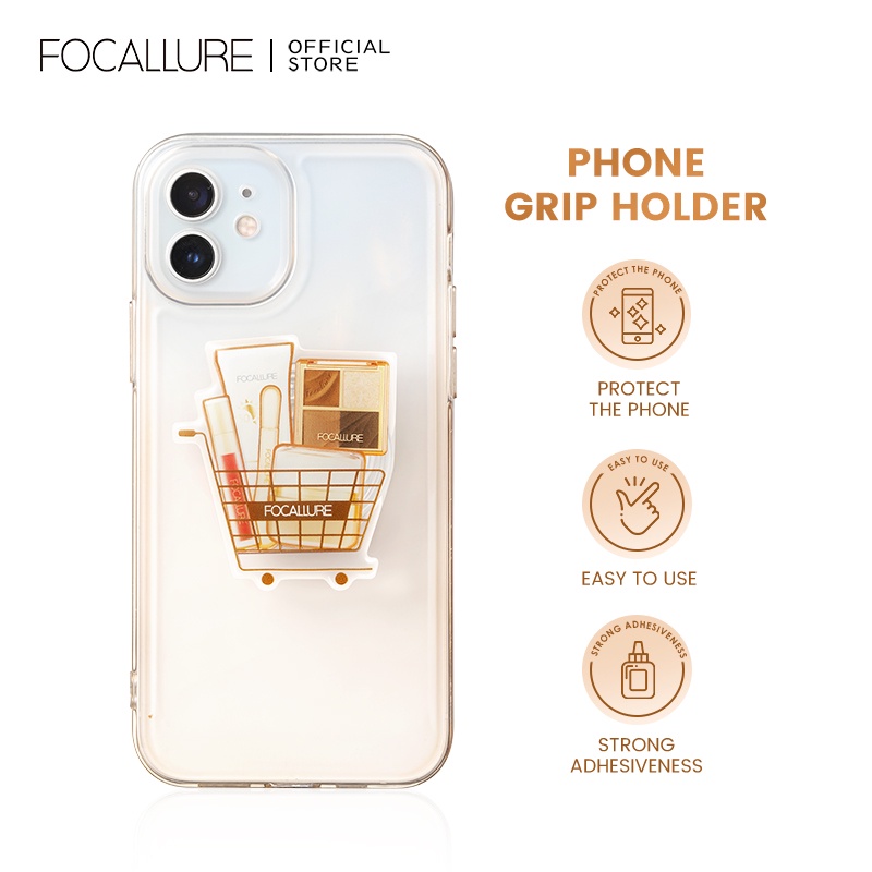 FOCALLURE AmberGold Mobile Phone Grip Stylish Expandable