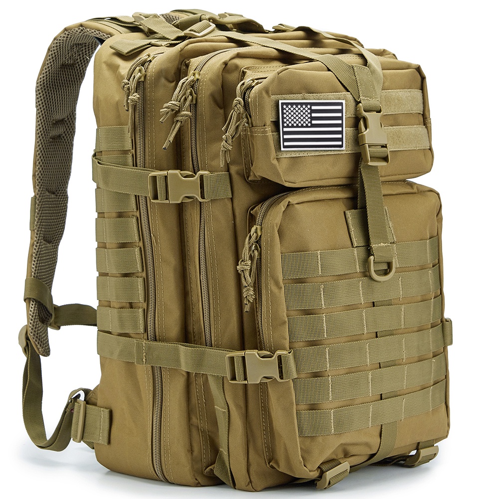 ♣Tactical Military Backpacks 50l Large Capacity Man 3 Days Army Molle