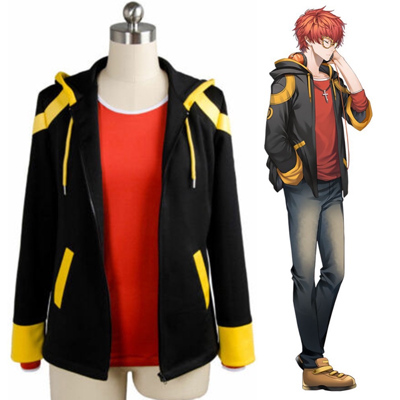 Men Mystic Messenger 707 Luciel Choi Saeyoung Hoodie Jacket Cosplay Costume Shopee Philippines 3979