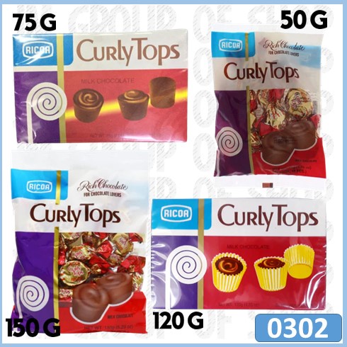 JM FG-0302 | JM Foods | RICOA CURLY TOPS | 50 GRAMS | 75 GRAMS | 120 ...