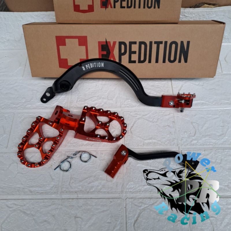 Front footstep expedition set Brake pedal set Gear Pass pedal wr 155