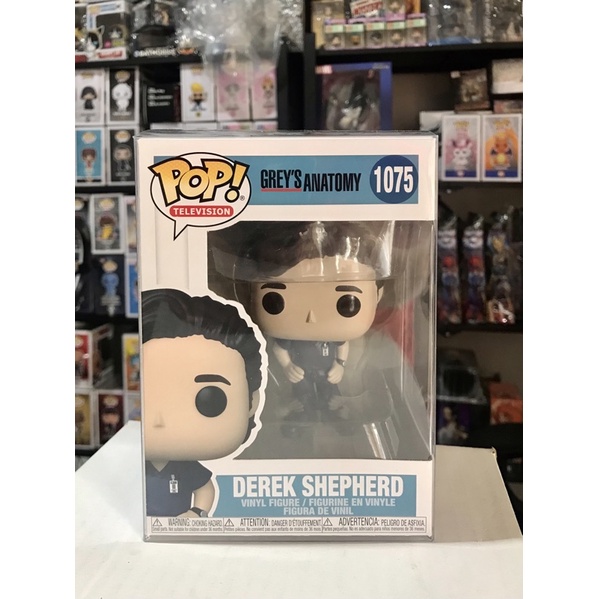 Funko Pop + Protector! TV #1075 Grey's Anatomy - Derek Sheperd