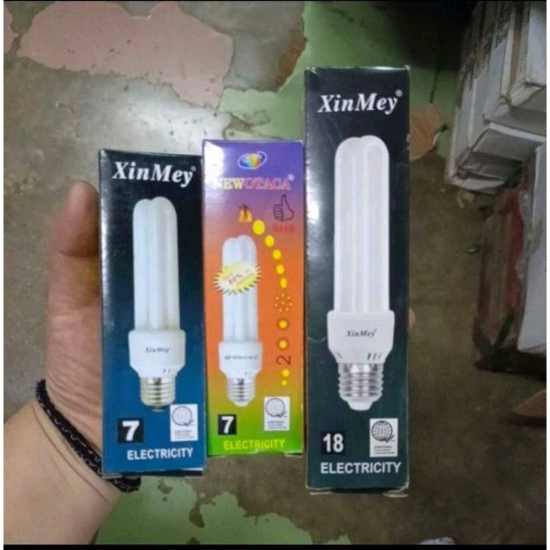 xinmey classic CFL 3u/2u bulb 25w and 2u 18w,7w daylight e27 base