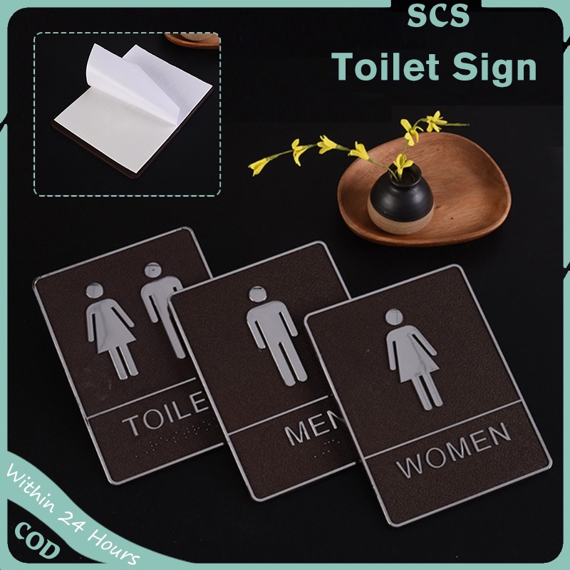 Shop toilet signage for Sale on Shopee Philippines