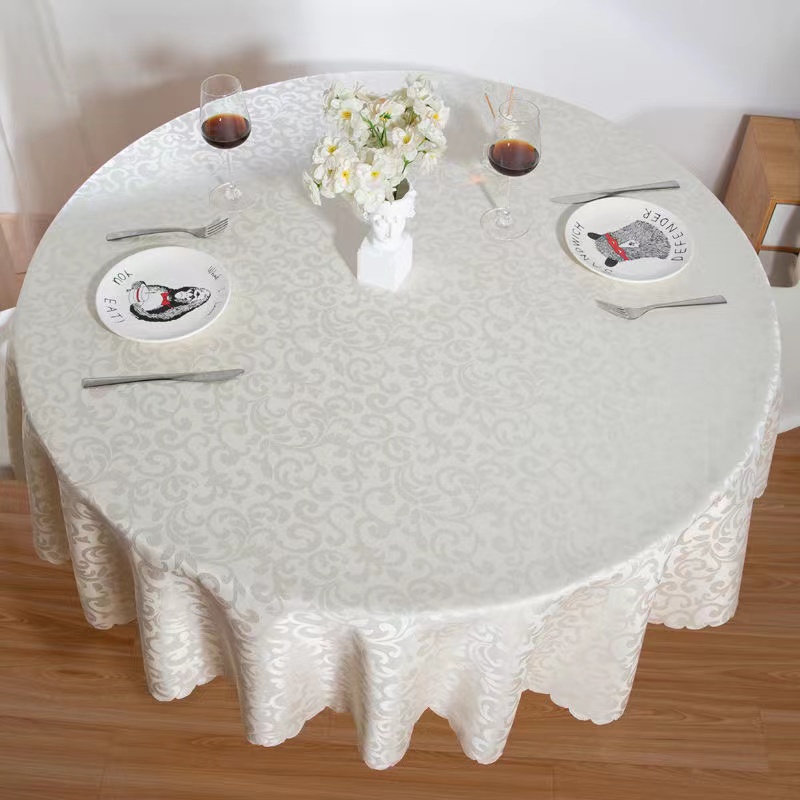 [PH STOCK ]new Double hook flower round tablecloth,dinner tablecloth