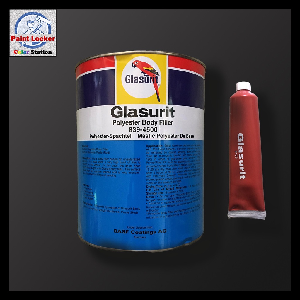 Glasurit Polyester Body Filler with Hardener Shopee Philippines