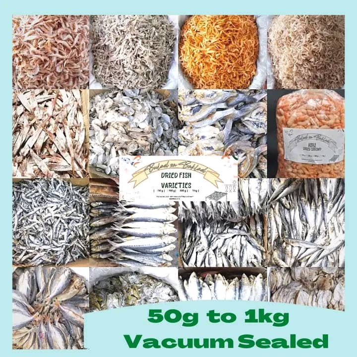 DRIED FISH VARIETIES from New Goods Various Provinces 100g VACUUM