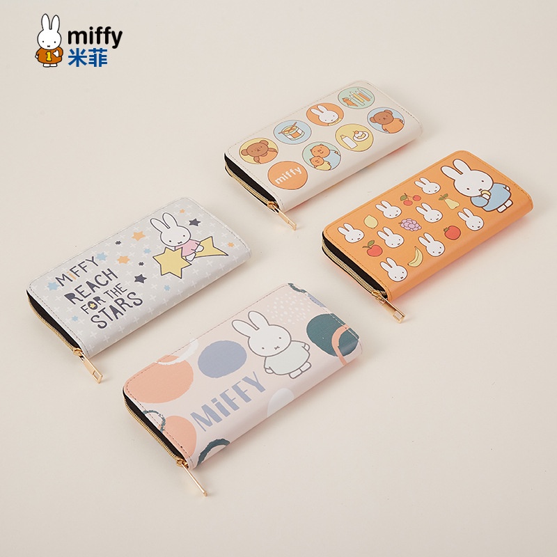 Japan Miffy Long Wallet Ladies Large-Capacity Multi-Card Slot Multi ...