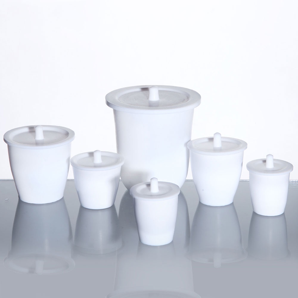 20 25 30 50 100 250ml PTFE Crucible with Cap Laboratory Equipment